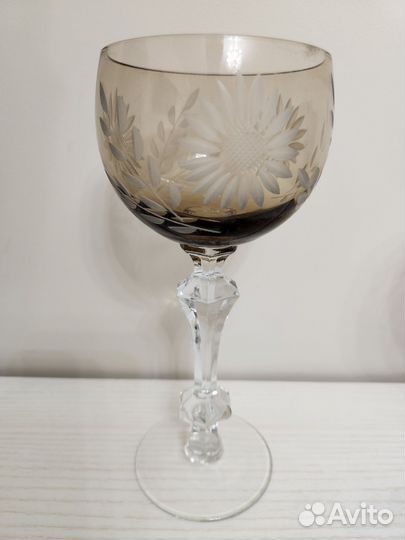 Фужеры цветной хрусталь