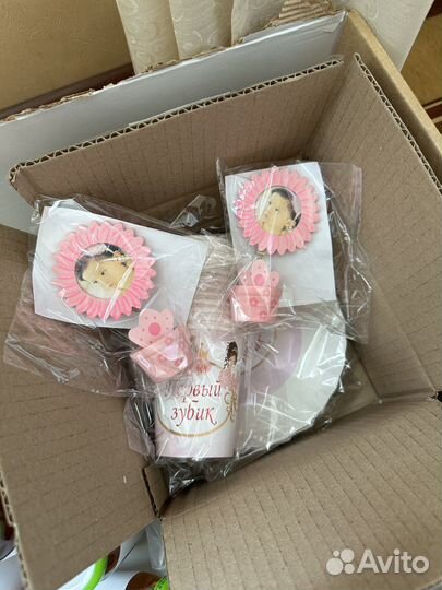 Набор одноразовой посуды на первый зубик