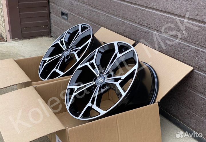 Диски r19 Kia Hyundai Black Machined