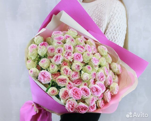 Букет цветов Розовая симфония