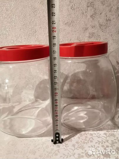 Банки для сыпучих продуктов стекло