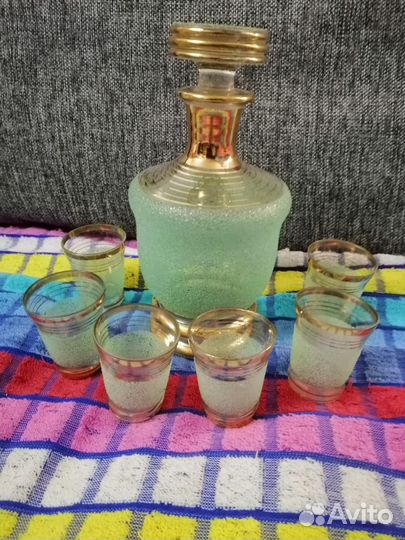 Графин с рюмками СССР