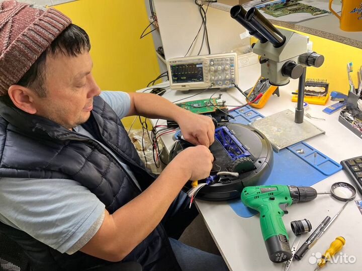 Ремонт роботов пылесосо. Ремонт пылесосов