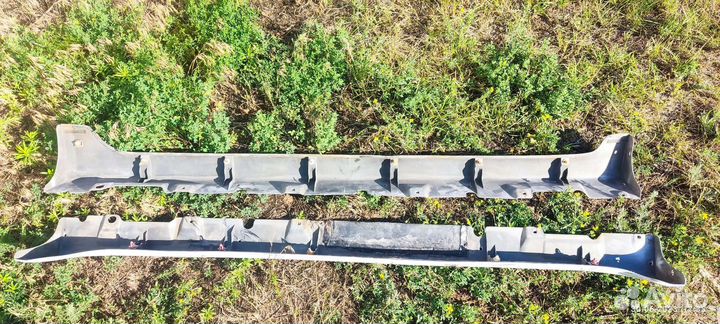 Накладки на пороги toуoта vitz