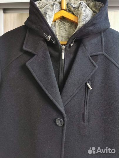 Пальто мужское с капюшоном