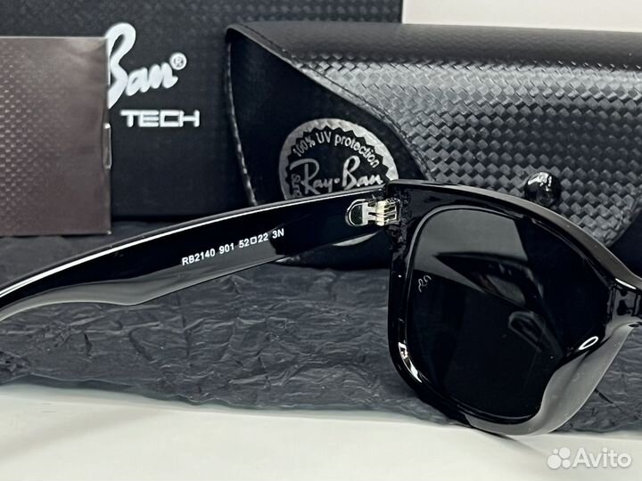 Солнцезащитные очки rayban стекло с футляром