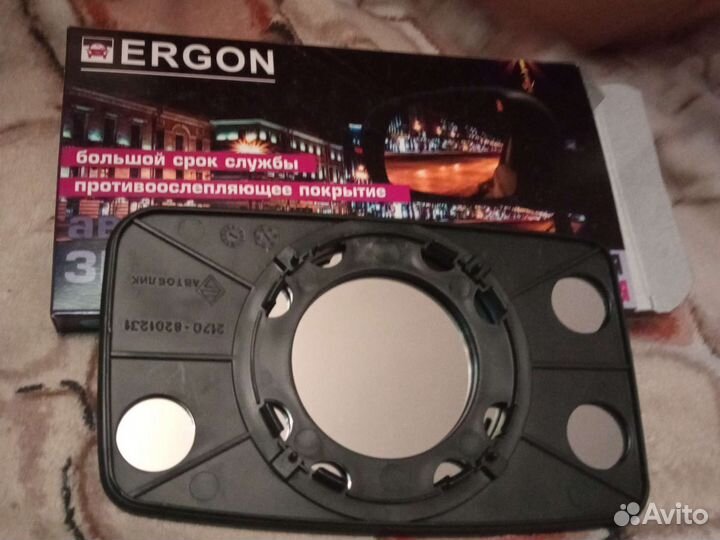 Зеркальный элемент для приоры левый без подогрева