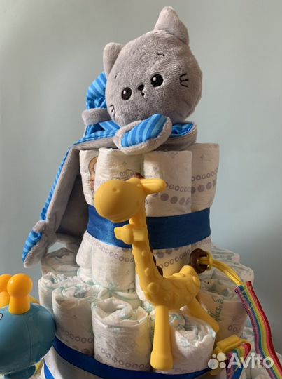 Подарочный набор Торт из Памперсов