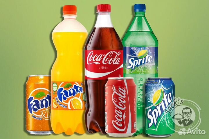 Кока кола фанта спрайт пепси оптом