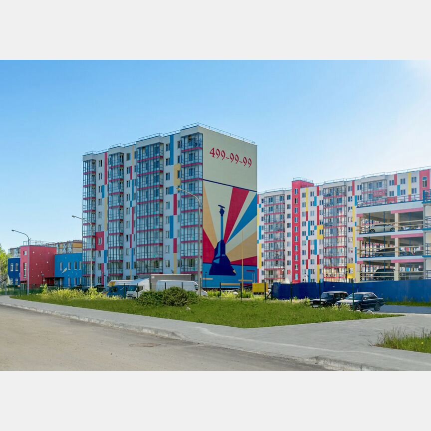 1-к. квартира, 58,5 м², 1/10 эт.