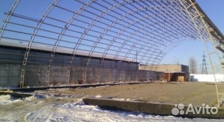 Фермы для арочного ангара 12х6