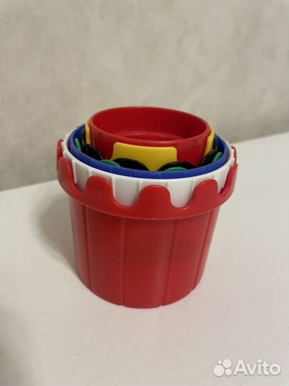 Стаканчики пирамидка Икеа разноцветные