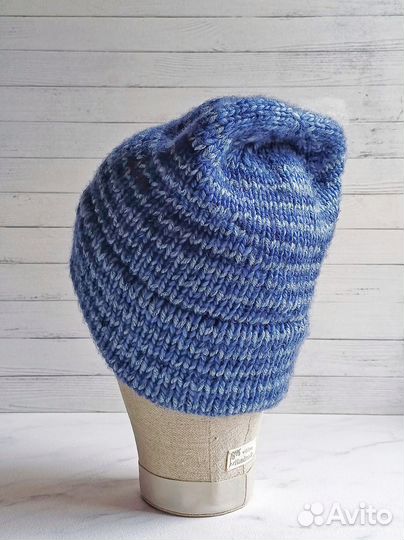 Шапка зимняя женская вязаная ручной работы
