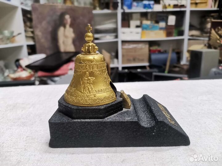 Чернильница Царь-колокол Москва Силумин СССР (Ч)