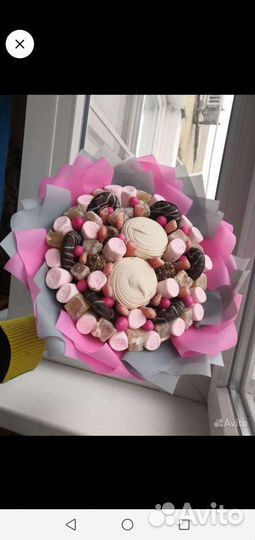 Букеты миксы из зефира