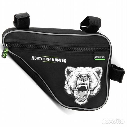 Велосумка под раму карман для телефона внутри сумк