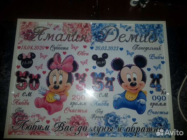 Метрика для новорожденных