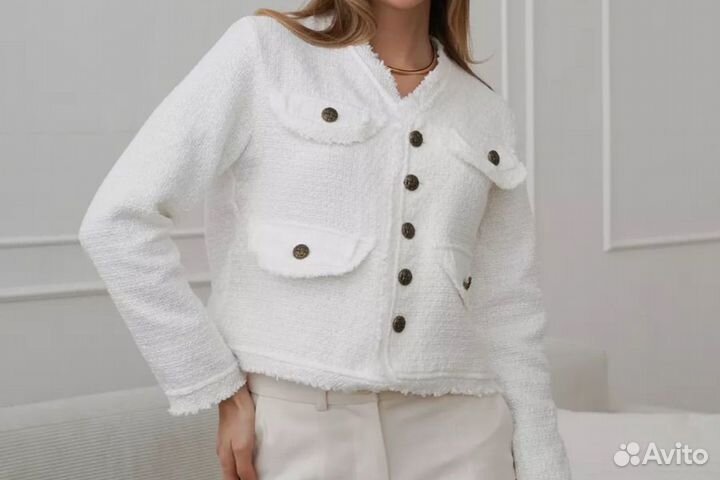 Твидовый жакет