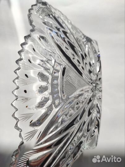Хрустальная салатница, конфетница СССР