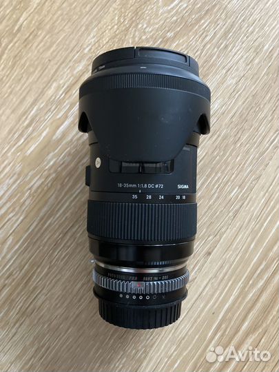 Объектив Sigma 18-35mm F1.8 DC HSM для sony