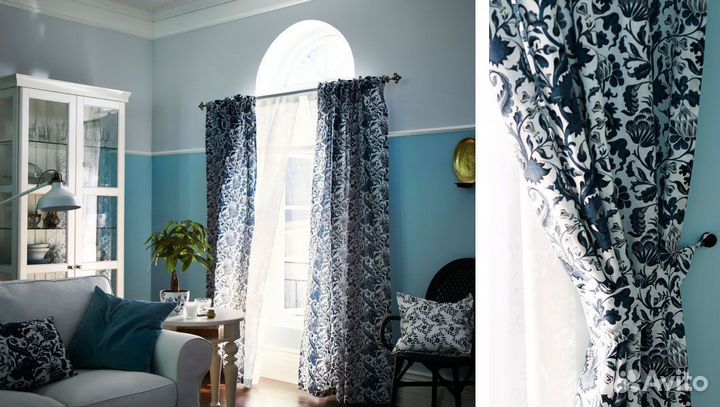 Шторы IKEA Эмми Роуз