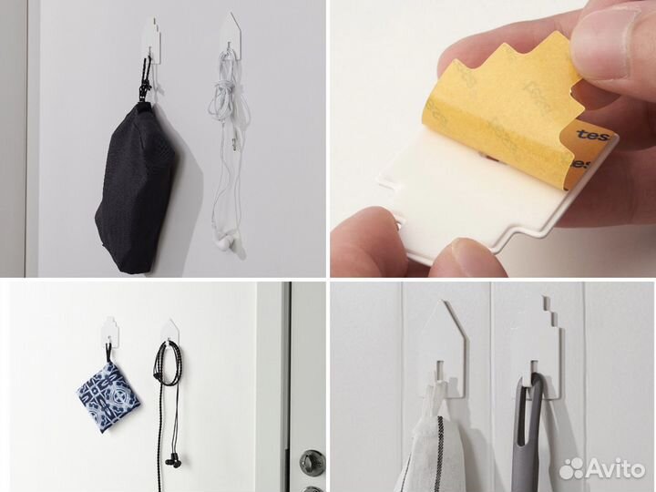 Крючки домики tippvagn IKEA новые