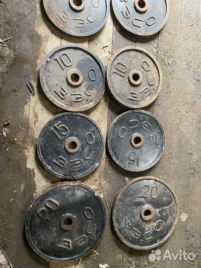 Гриф олимпийский ссср, блины