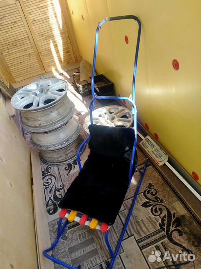 Детские зимние санки