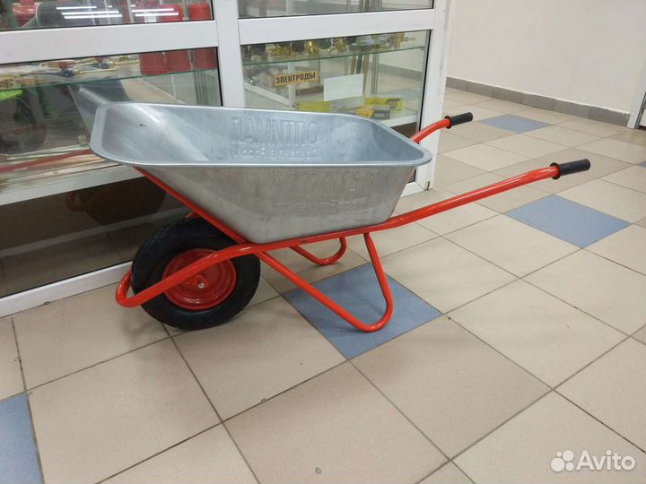 Тачка строительная одноколесная 110л 200кг