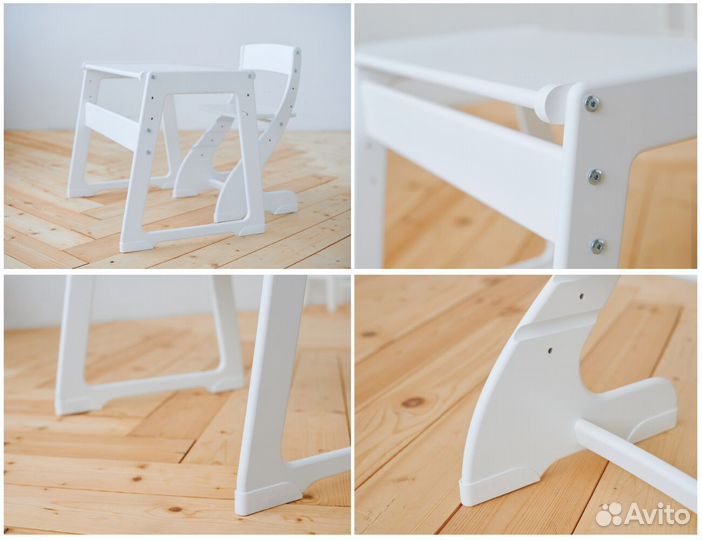 Растущий стол + стул + подушка Комплект