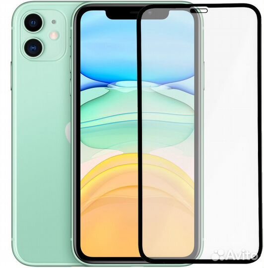 Защитное стекло на iPhone 11
