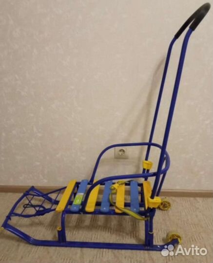 Санки с колесиками