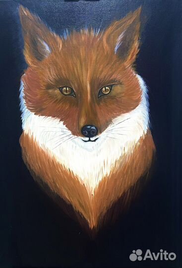 Картина маслом «Лиса»