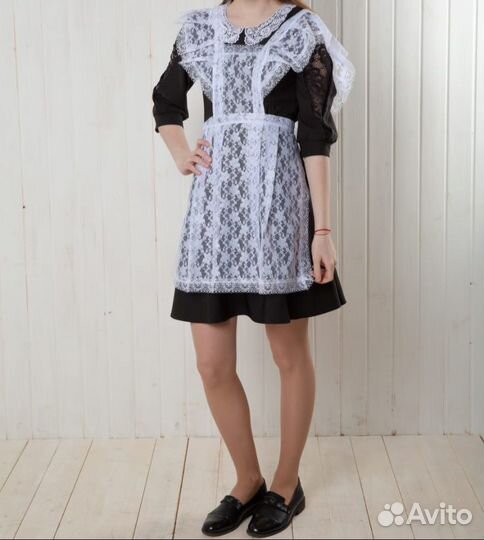 Школьный фартук и платье