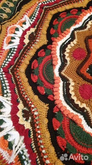 Плед мандала ручной работы Ковёр