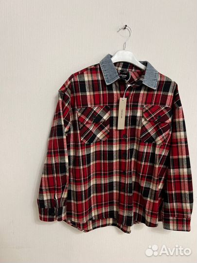 Рубашка в клетку оверсайз Fear Of God (premium)