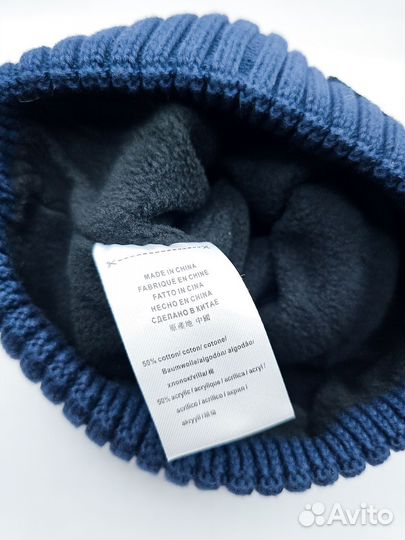 Шапка lacoste зима на флисе