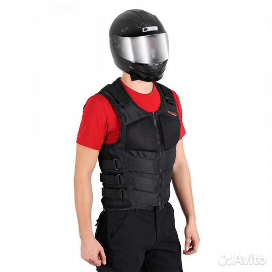 Мотожилет inflame city street (черный)