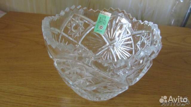 Конфетница. Хрусталь. СССР