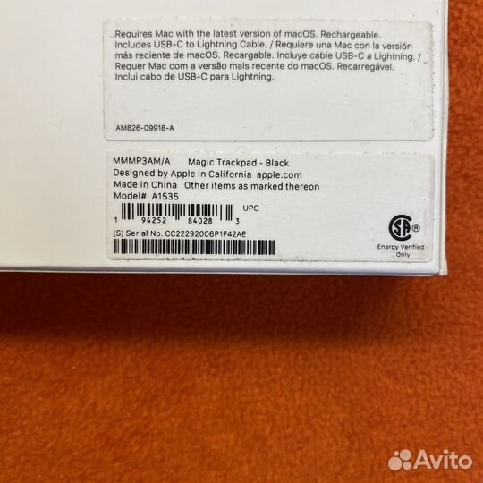 Apple Magic Trackpad 3 Black (new)