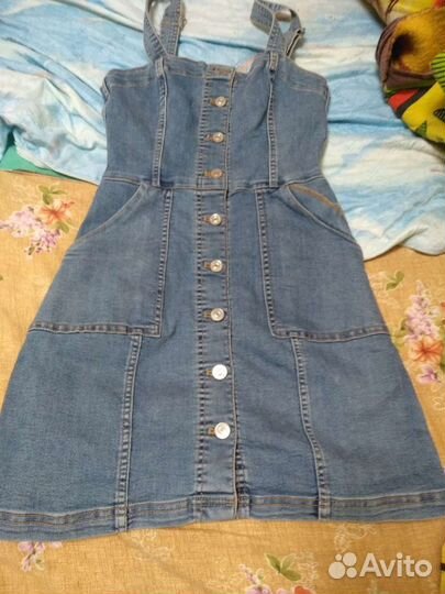 Джинсовый сарафан