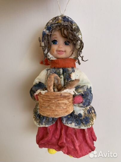 Ватные елочные игрушки