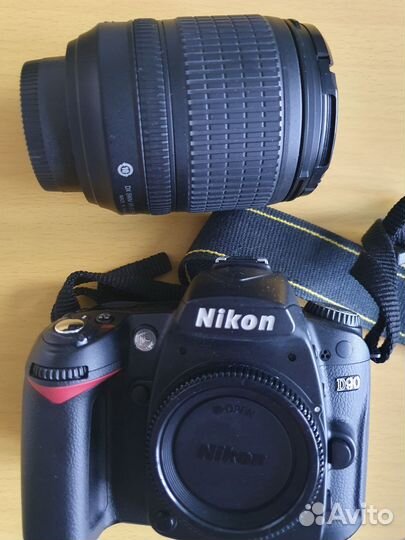 Nikon d90 kit 18-105 в идеале, пробег 5ТК