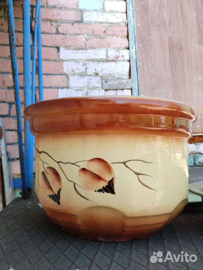 Горшки керамические цветочные