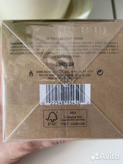 Духи женские dkny 100 be Delicious