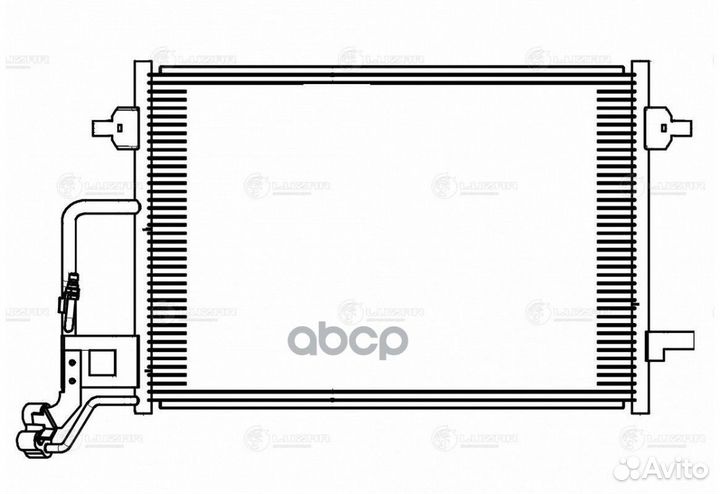 Радиатор Кондиционера Для А/М Vw Passat B5 (00