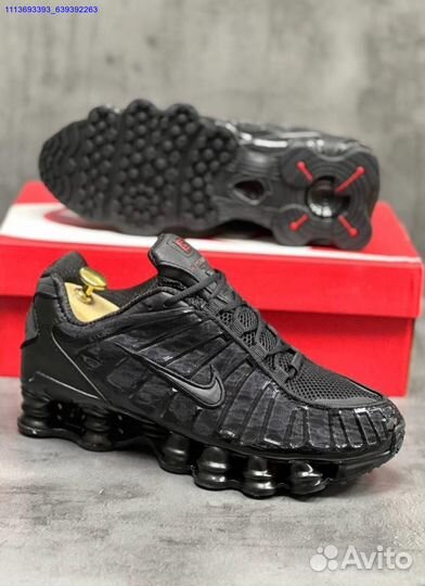 Кроссовки nike shox черные