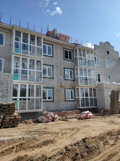 1-к. квартира, 52,3 м², 1/3 эт.