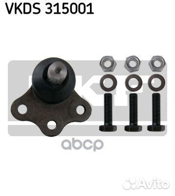 Шаровая опора opel combo.corsa C.915381-ruville