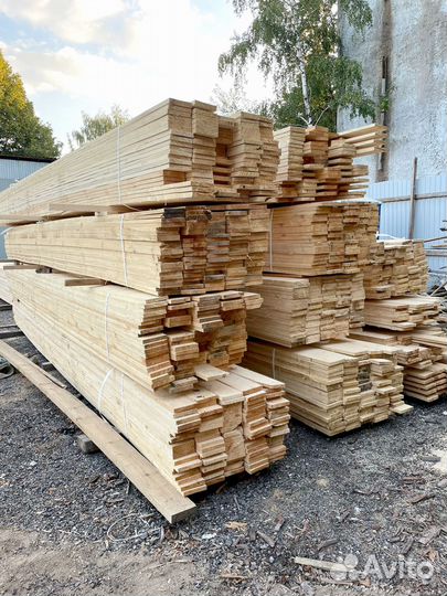 Доска обрезная 50х100х6000мм с доставкой